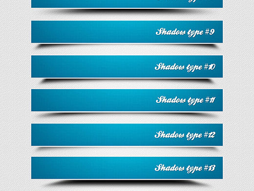 图片阴影 折角效果整理 