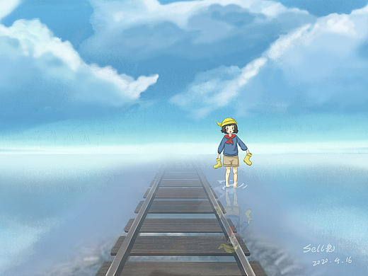 第一次画场景