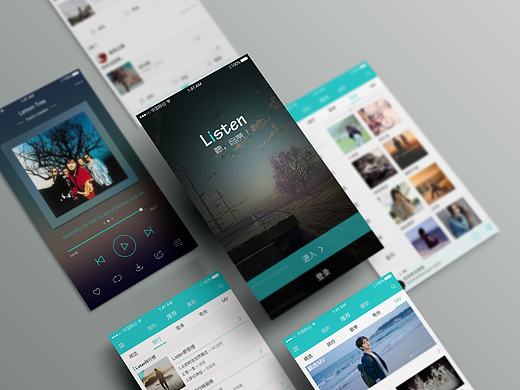 音樂App界面設(shè)計(jì)（個(gè)人主頁-ZMjA0ODM1NDg=） - APP界面 - 站酷設(shè)計(jì)師歸來開放原創(chuàng)素材 - 站酷ZCOOL