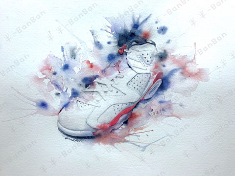 Air Jordan 水彩系列之二
