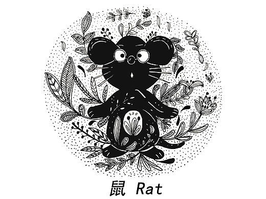 十二生肖插画