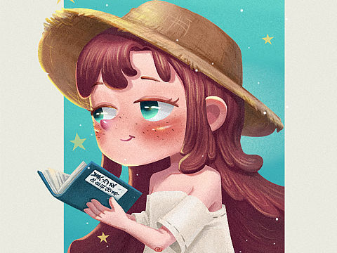 真人转漫画 可爱卡通 萌妹子