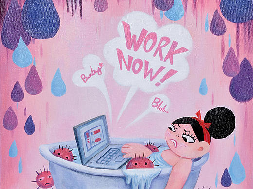 Dreamy Rice Girl（个人主页-ZMTg1NTQyMDg=） - 艺术插画 - 站酷设计师萝饭米HmL原创素材 - 站酷ZCOOL