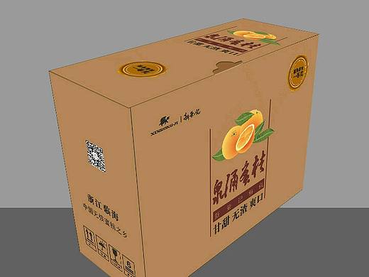 水果包装盒桔子包装设计