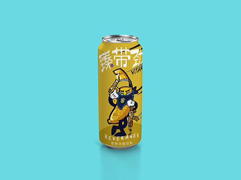 卡通易拉罐饮料