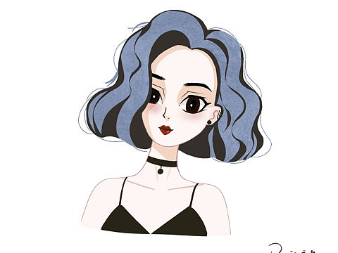 女孩们 手绘头像