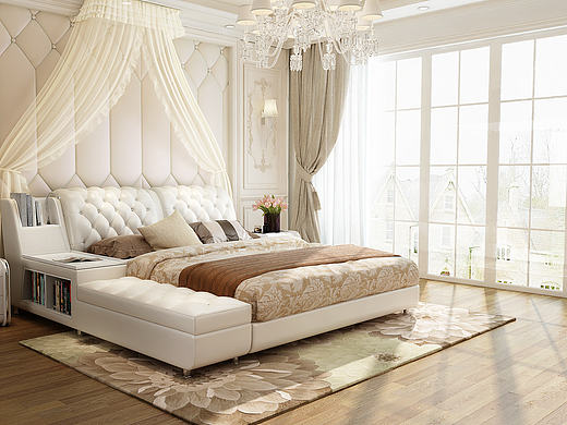 3d家具效果--【听说现代跟法式更配噢】