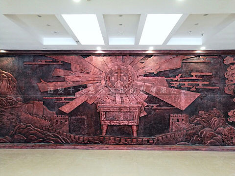 洛川县法院浮雕制作