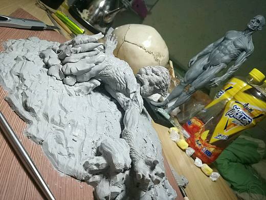 原創(chuàng)手辦雕塑悟空（個(gè)人主頁(yè)-ZMjIyODcwMjA=） - 手辦/模玩 - 站酷設(shè)計(jì)師靈魂收割者原創(chuàng)素材 - 站酷ZCOOL