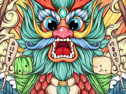 国潮插画丨端午节
