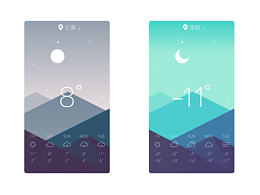 简约天气APP设计