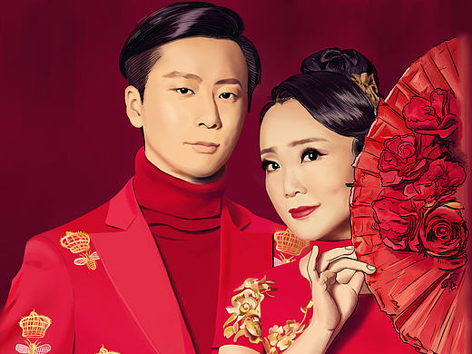 婚宴（個人主頁-ZMTg1NTg1MDg=） - 創(chuàng)作習(xí)作 - 站酷設(shè)計師Angry丶Baby原創(chuàng)素材 - 站酷ZCOOL