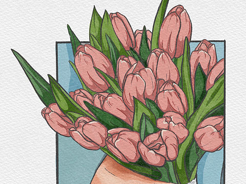 照片转插画（个人主页-ZNTk5OTMyMjQ=） - 创作习作 - 站酷设计师十二珺selena原创素材 - 站酷ZCOOL