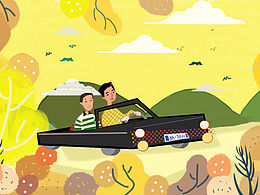 半臨摹人物加場景