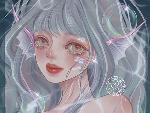 小金鱼～（个人主页-ZNTUyMzMyMzI=） - 创作习作 - 站酷设计师木兰不姓花原创素材 - 站酷ZCOOL