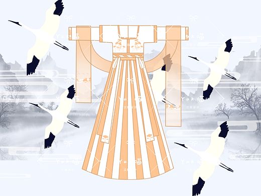 坦领设计 汉服设计