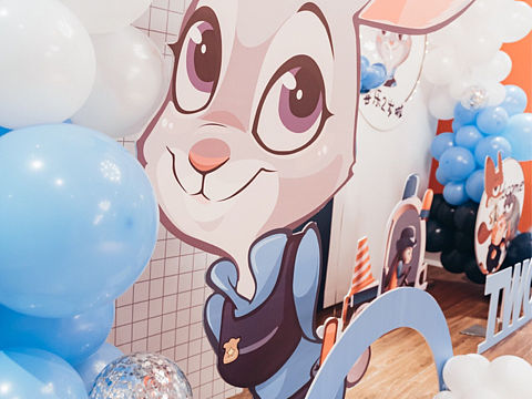 疯狂动物城主题2周岁生日宴