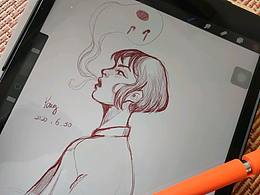 臨摹ins上的一個(gè)喜歡的畫家