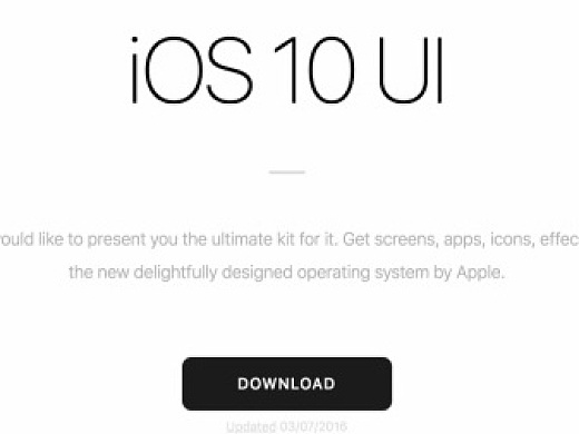 下载最新iOS10 UI Kit iOS 10Sketch源文件模板套件——喜欢点赞哦~