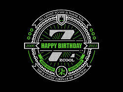 站酷7周年生日快乐