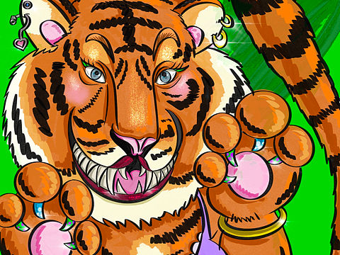 虎年就要花里虎哨🐯