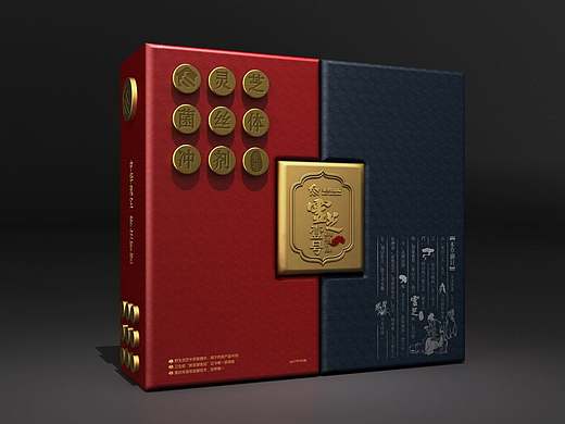 灵芝冲剂包装设计-保健品包装