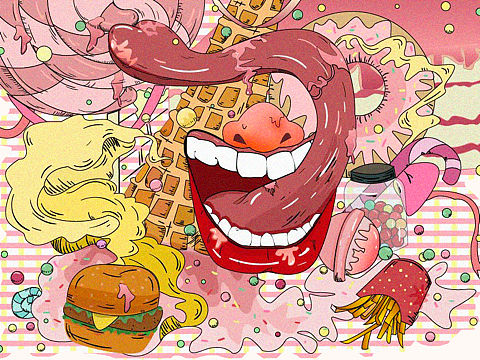 插画练习（个人主页-ZNDAyMjQ0NTI=） - 像素画 - 站酷设计师阿闽呦原创素材 - 站酷ZCOOL