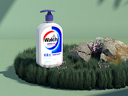 C4D建模渲染案例-洗手液