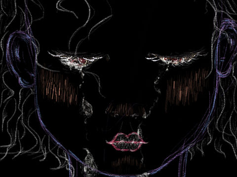 黑暗中有着止不住的泪水