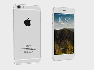 iphone6模型及UV展开图设计