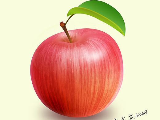 写实临摹_苹果（个人主页-ZMTc1MzI0MjA=） - 图标 - 站酷设计师sugn原创素材 - 站酷ZCOOL