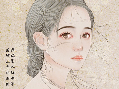 手绘头像（个人主页-ZNTY4NzYxOTI=） - 艺术插画 - 站酷设计师安晓Annxiao原创素材 - 站酷ZCOOL