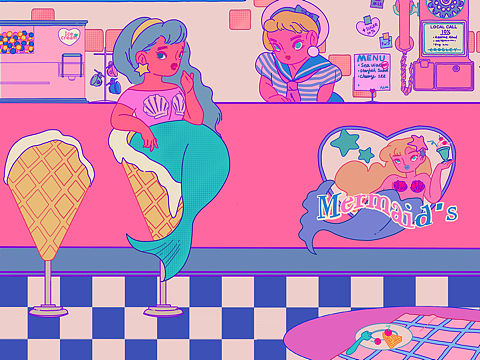 人鱼冰淇淋店