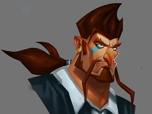 德莱文 欧美卡通