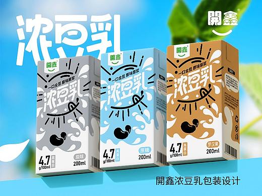 開鑫浓豆乳包装设计
