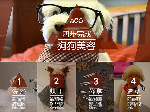 AGO宠物店海报设计
