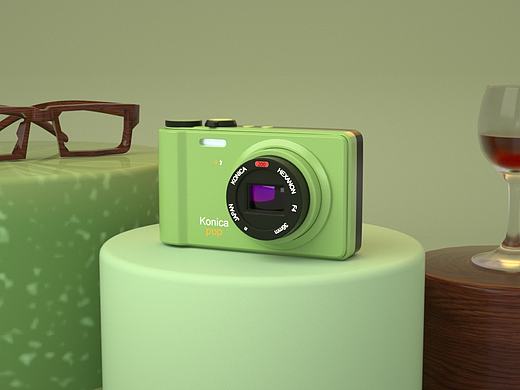 Konica相机 C4D场景