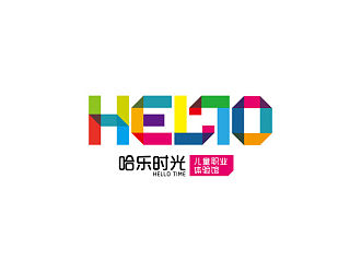 儿童职业体验馆logo设计提案一