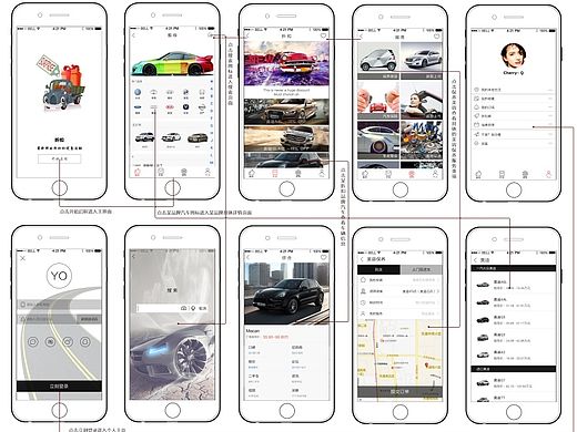 AXURE制作IPHONE 6 PLUS线框图/原型图