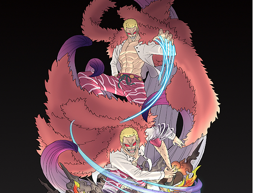 多弗朗明哥_海贼王雕像gk