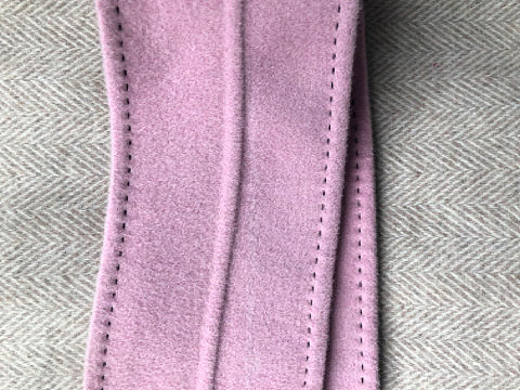 双面呢代替手工暗缝机，缝制效果图，羊绒大衣机器缝