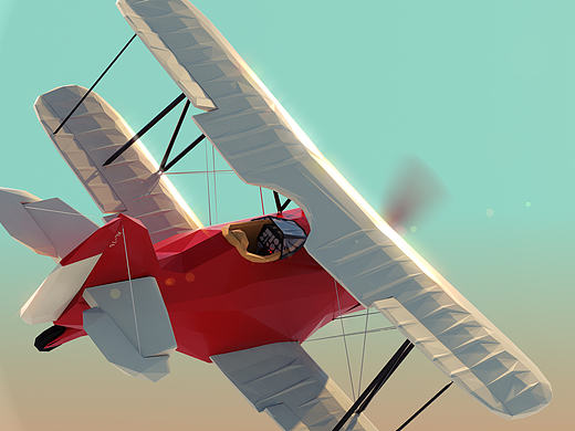 很久以前的一个Lowploy风格小练习