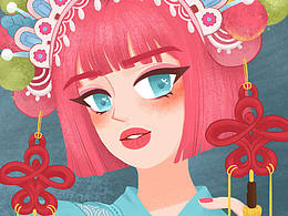 頭像|國(guó)潮插畫