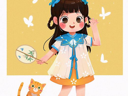 插画练习（个人主页-ZNTk4OTcwOTY=） - 创作习作 - 站酷设计师雅心插画原创素材 - 站酷ZCOOL