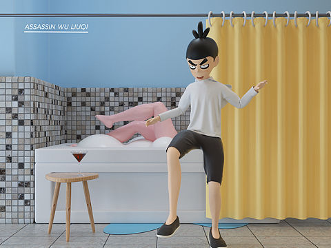 【Assassin:Wu Liuqi】-刺客伍六七-IP角色三维表现
