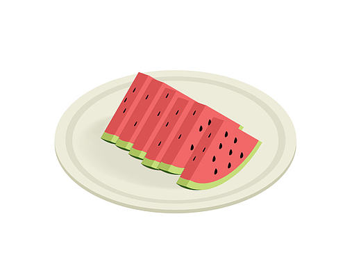 2.5D之西瓜篇（个人主页-ZMjEzMTA4NDg=） - 创作习作 - 站酷设计师粥三原创素材 - 站酷ZCOOL