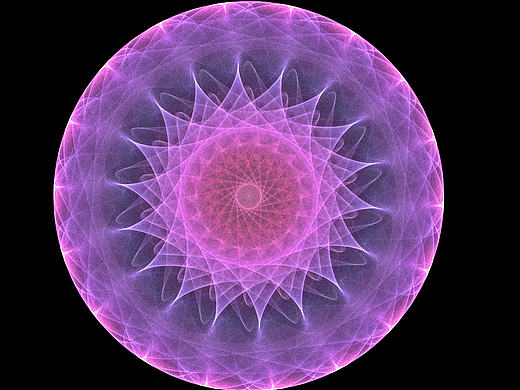 分形--fractal-光影 幻影 插画 魔幻 花型 花纹
