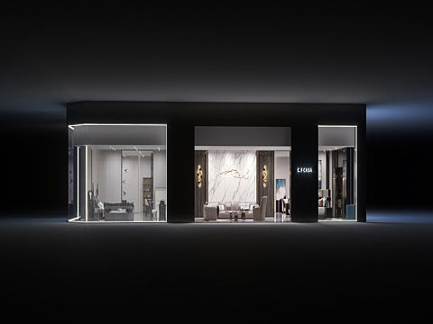 轻奢家具展厅效果展示