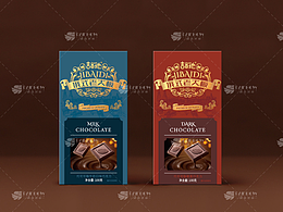 俄羅斯大板巧克力包裝設計