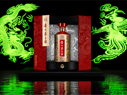 贵州茅台龙凤呈祥礼盒KV拍摄